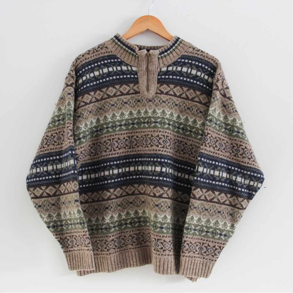 Vintage wool blend sweater